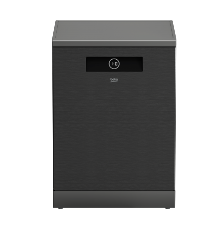 Beko Stainless Steel Freestanding Dishwasher 16 Place Settings, Full-Size: BDF1640DX