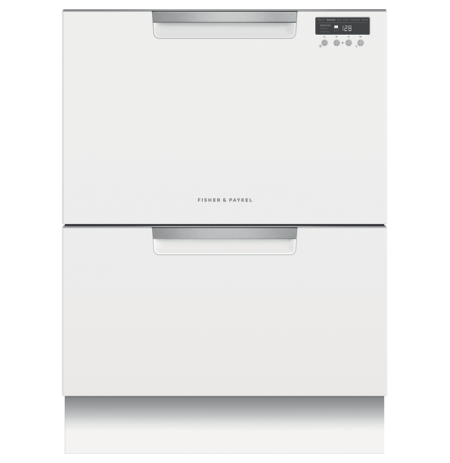 Fisher and Paykel Double Dishdrawer White: DD60DCW9